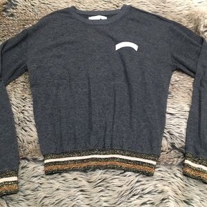 Spiritual Gangster Namaste Patch CRWNK Savasana Sweater Size S